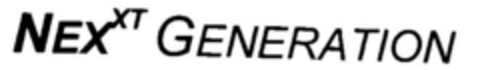 NEXXT GENERATION Logo (DPMA, 31.05.2000)