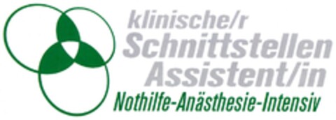 klinische/r Schnittstellenassistent/in Nothilfe-Anästhesie-Intensiv Logo (DPMA, 26.08.2011)