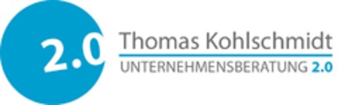 2.0 Thomas Kohlschmidt UNTERNEHMENSBERATUNG 2.0 Logo (DPMA, 16.12.2014)