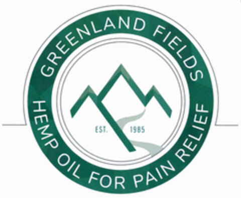 GREENLAND FIELDS HEMP OIL FOR PAIN RELIEF Logo (DPMA, 17.05.2019)