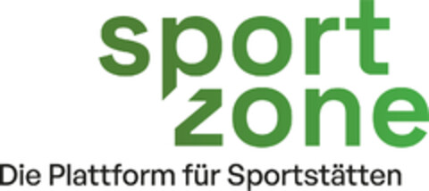sportzone Die Plattform für Sportstätten Logo (DPMA, 11.08.2023)