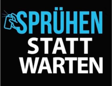 SPRÜHEN STATT WARTEN Logo (DPMA, 23.01.2024)