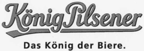 König Pilsener Das König der Biere. Logo (DPMA, 21.08.2002)