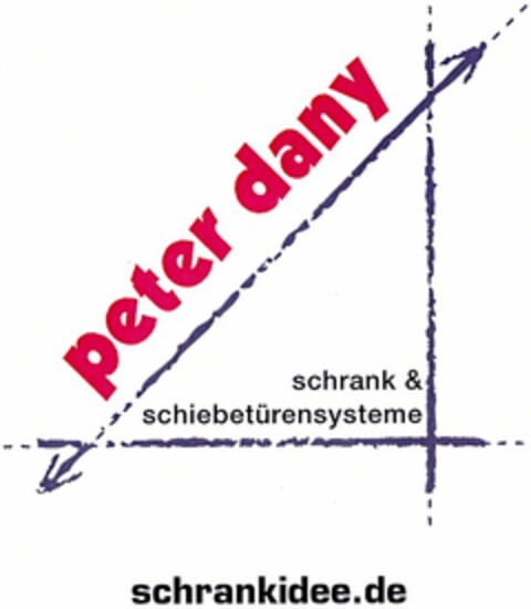 peter dany schrank & schiebetürensysteme schrankidee.de Logo (DPMA, 12.03.2003)