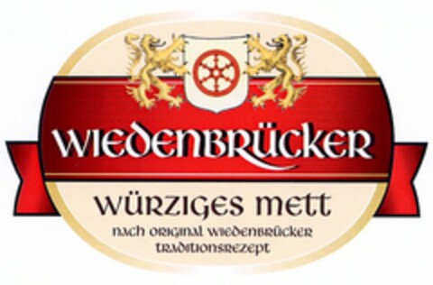 WÜRZIGES METT nach ORIGINAL WIEDENBRÜCKER Traditionsrezept Logo (DPMA, 10.03.2004)