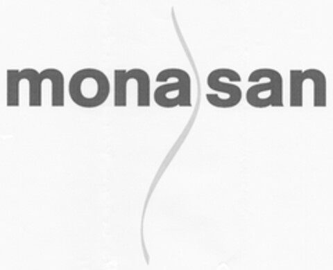 mona san Logo (DPMA, 09/28/2005)