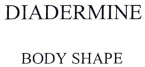 DIADERMINE Body Shape Logo (DPMA, 03/10/2006)