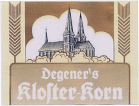 Degener's Kloster-Korn Logo (DPMA, 09/07/2006)