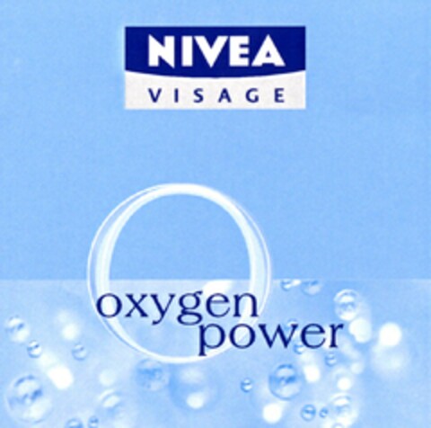 NIVEA VISAGE oxygen power Logo (DPMA, 23.11.2006)