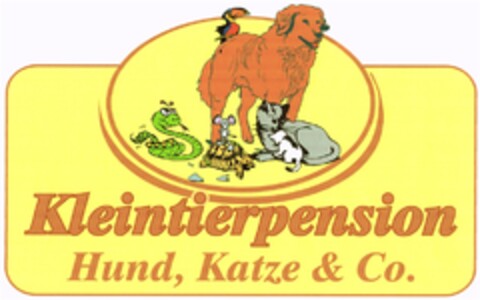 Kleintierpension Hund, Katze & Co. Logo (DPMA, 01/11/2007)