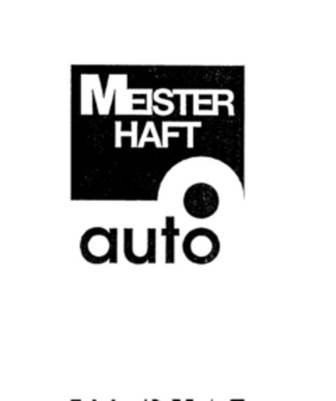 MEISTERHAFT auto Logo (DPMA, 07.01.1995)