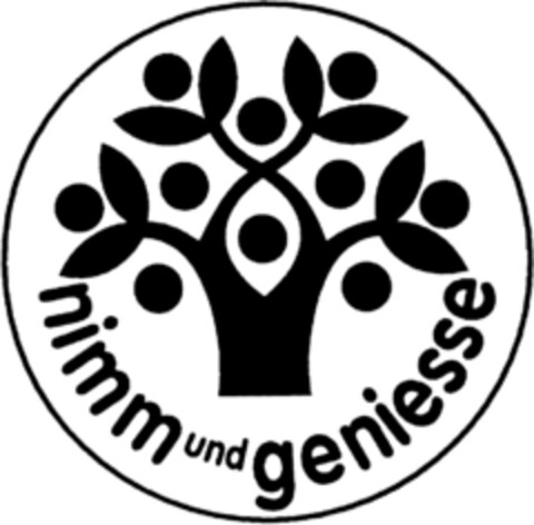 nimm und geniesse Logo (DPMA, 22.03.1995)