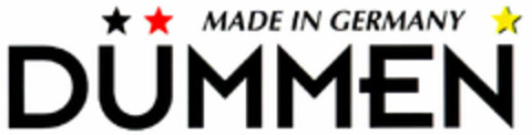 DÜMMEN MADE IN GERMANY Logo (DPMA, 21.06.1995)