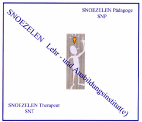 SNOEZELEN Pädagoge SNP SNOEZELEN Lehr- und Ausbildungsinstitut(e) Logo (DPMA, 22.10.1999)