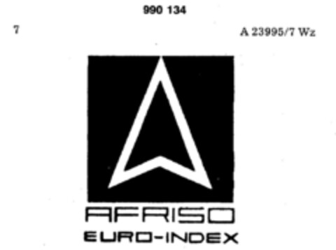 AFRISO EURO-INDEX Logo (DPMA, 22.09.1972)