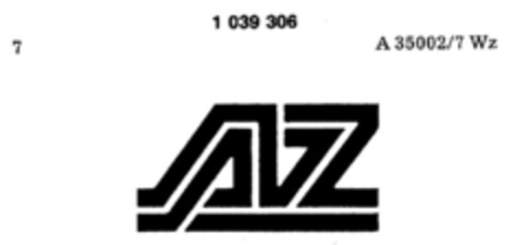 AZ Logo (DPMA, 02.10.1981)