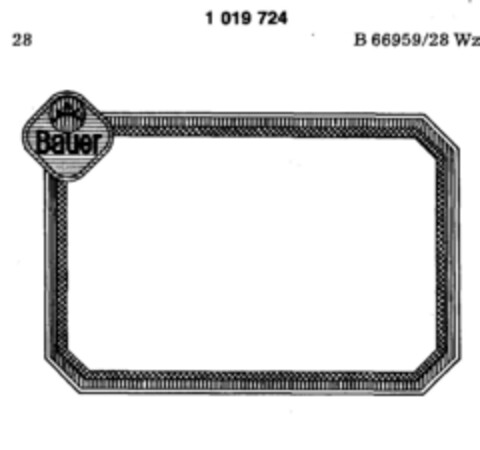 BAUER Logo (DPMA, 11/13/1980)