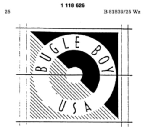 BUGLE BOY USA Logo (DPMA, 21.05.1987)