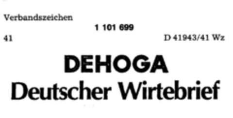 DEHOGA Deutscher Wirtebrief Logo (DPMA, 06.03.1986)