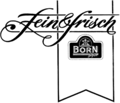 Fein&frisch BORN Erfurt Logo (DPMA, 13.08.1993)