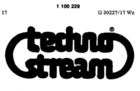 techno stream Logo (DPMA, 04.03.1983)