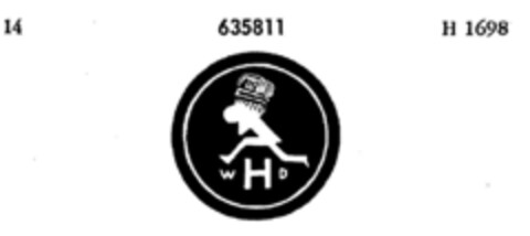 WHD Logo (DPMA, 31.08.1950)