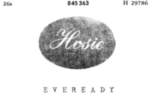 Hosie EVEREADY Logo (DPMA, 22.04.1967)