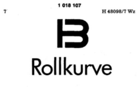 HB Rollkurve Logo (DPMA, 23.10.1980)