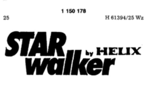 STAR walker by HELIX Logo (DPMA, 06.04.1989)