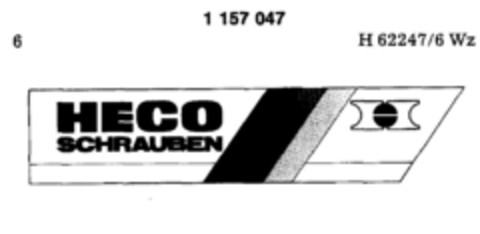 HECO SCHRAUBEN H Logo (DPMA, 09/15/1989)