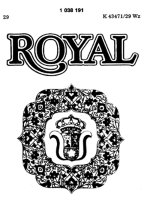 ROYAL Logo (DPMA, 06/30/1981)