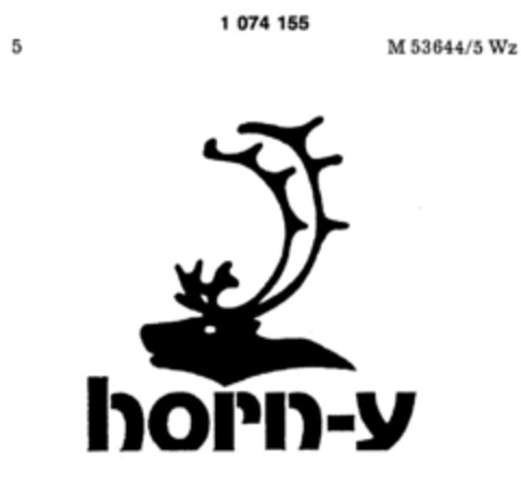 horn-y Logo (DPMA, 09/23/1983)