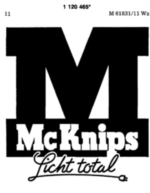 M Mc Knips Logo (DPMA, 20.11.1987)