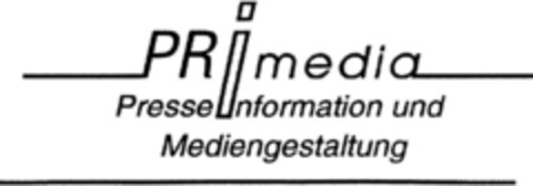 PRimedia Presseinformation und Mediengestaltung Logo (DPMA, 10.07.1993)