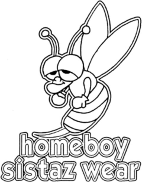 homeboy sistanz wear Logo (DPMA, 07/14/1993)