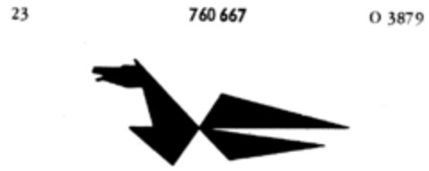 760667 Logo (DPMA, 03/25/1961)