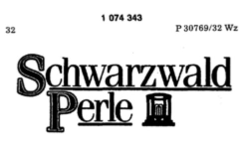 Schwarzwald Perle Logo (DPMA, 19.10.1983)