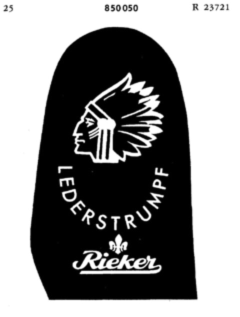 LEDERSTRUMPF Rieker Logo (DPMA, 08.09.1967)