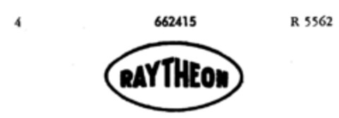 RAYTHEON Logo (DPMA, 20.11.1953)