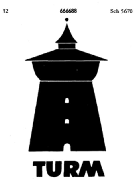 TURM Logo (DPMA, 22.01.1954)
