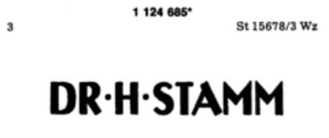 DR H STAMM Logo (DPMA, 20.04.1988)