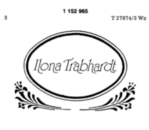 Ilona Trabhardt Logo (DPMA, 07/23/1988)