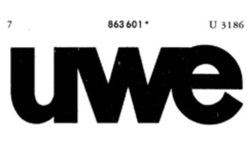 uwe Logo (DPMA, 05/29/1969)