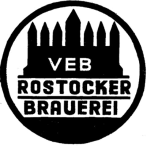 VEB ROSTOCKER BRAUEREI Logo (DPMA, 20.05.1954)