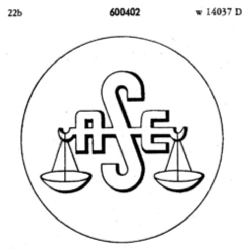 ASE Logo (DPMA, 12.02.1949)