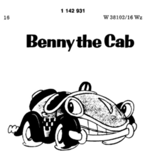 Benny the Cab Logo (DPMA, 28.04.1988)