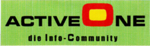 ACTIVEONE Logo (DPMA, 10.07.2000)