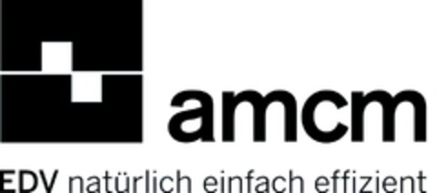 amcm EDV natürlich einfach effizient Logo (DPMA, 29.06.2016)