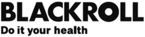 BLACKROLL Do it your health Logo (DPMA, 16.12.2021)