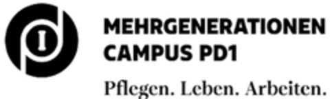 MEHRGENERATIONEN CAMPUS PD1 Pflegen. Leben. Arbeiten. Logo (DPMA, 09/29/2022)